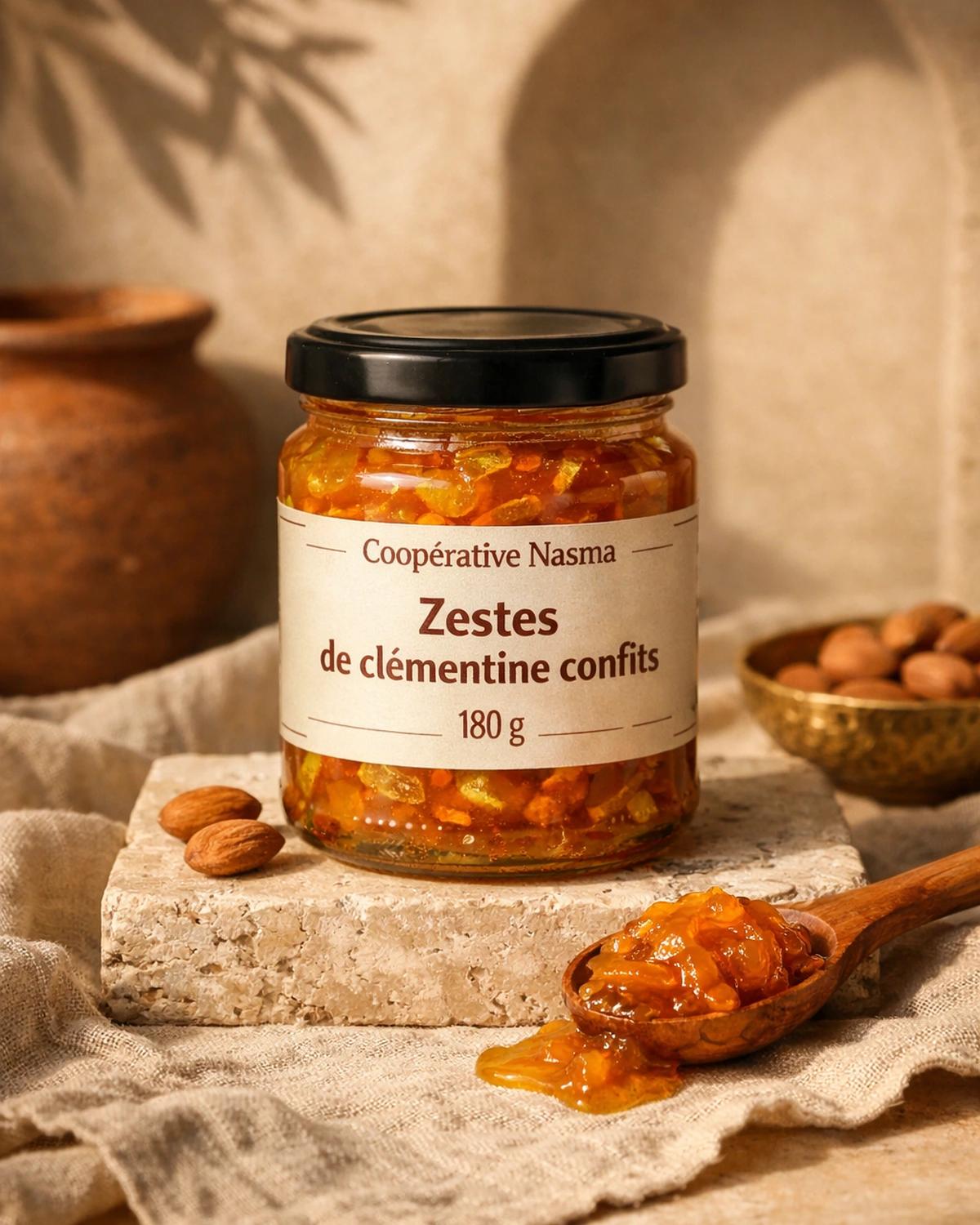 Zestes de clémentine confits 180 g